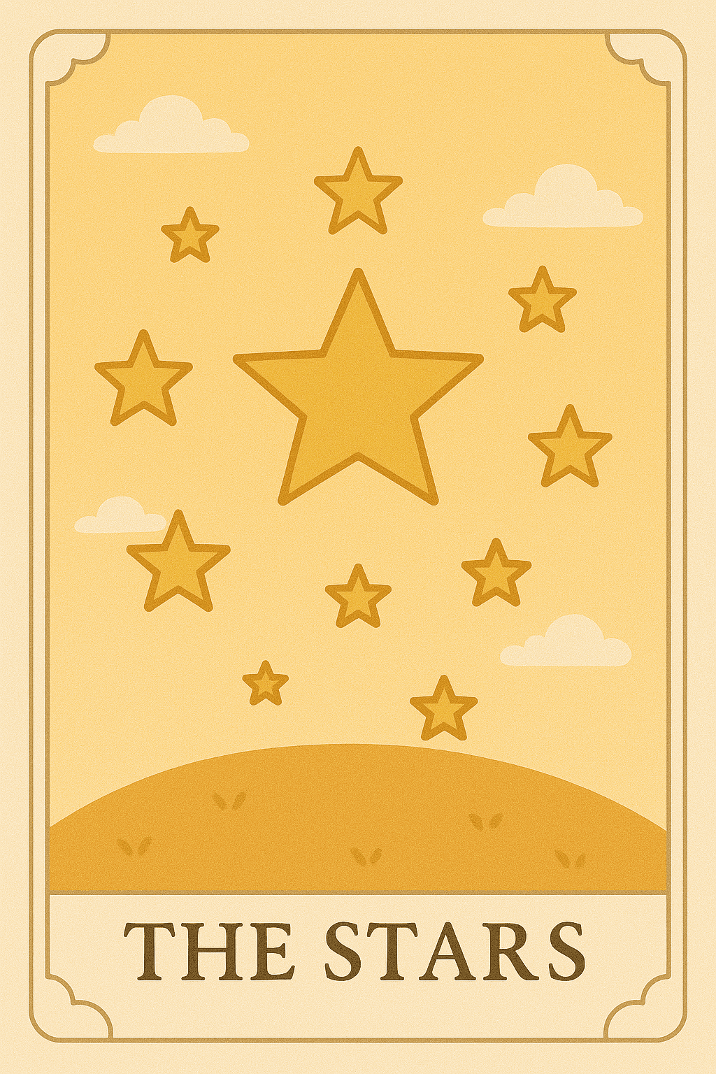 Lá bài Lenormand Stars - Ngôi Sao